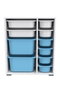 Hanah Home Zen 2D2K6U - Blanco y Azul